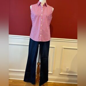 Brooks Brothers women’s sleeveless blouse. Size 8.